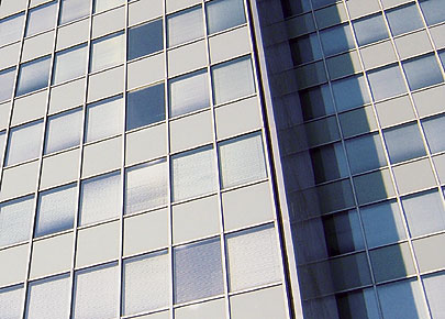 Fassade Dreischeibenhochhaus
