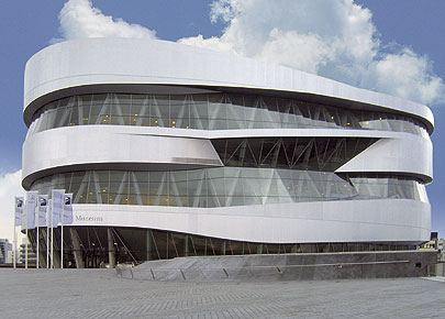 Fassade Mercedes-Benz Museum Stuttgart