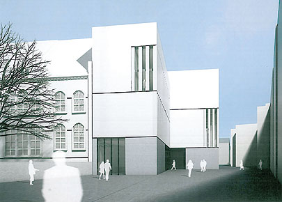 Fassade Probebhnenzentrum